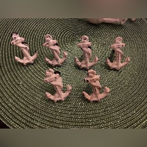 Six anchor door/drawer pulls